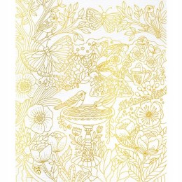 Zestaw kreatywny Złote kontury Ogród 6+ Janod