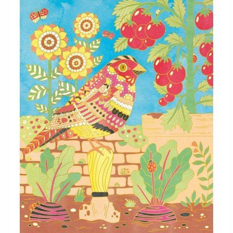 Zestaw kreatywny Złote kontury Ogród 6+ Janod