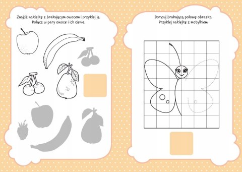 Akademia dla 4-latka Zagadki + 16 Naklejek