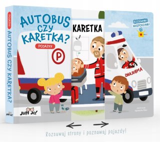 Autobus czy karetka Pojazdy Książeczka Ruchoma