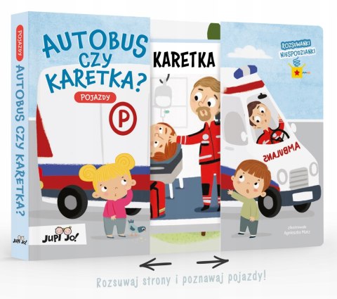 Autobus czy karetka Pojazdy Książeczka Ruchoma