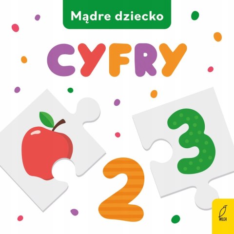 Cyfry Mądre dziecko Książka z puzzlami