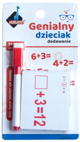 Dodawanie Fiszki Arytmetyczne Genialny Dzieciak