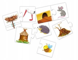 Domki i Kryjówki Gra Edukacyjna Adamigo Układanka