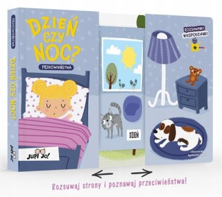 Dzień czy noc Przeciwieństwa Książeczka Ruchoma