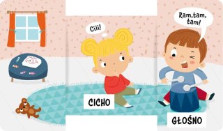 Dzień czy noc Przeciwieństwa Książeczka Ruchoma