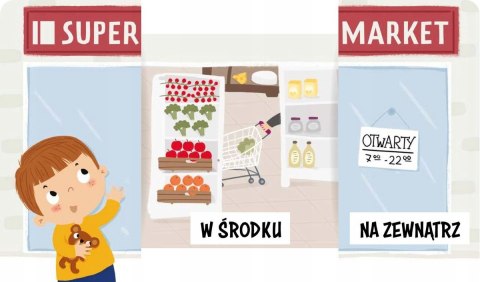 Dzień czy noc Przeciwieństwa Książeczka Ruchoma