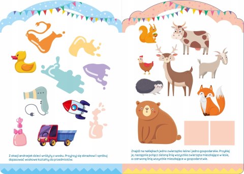 Elementarz 4-latka Naklejkami Zagadki czterolatka