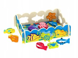 Gra Łowienie 3w1 Smily Play Rybki Sorter Nawlekaj