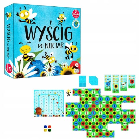 Gra Planszowa Wyścig po nektar Adamigo 5+