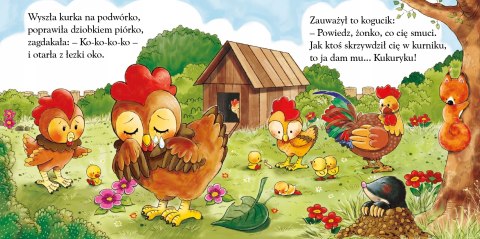 Jak kurka kwoką została Bajki Wierszyki Książeczka