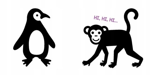 Książeczka kontrastowa Zwierzaki z Zoo Kontrasty