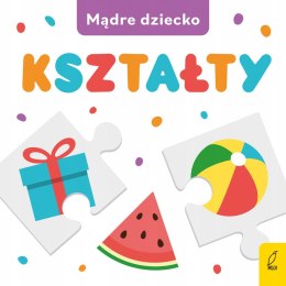 Kształty Mądre dziecko Książka z puzzlami