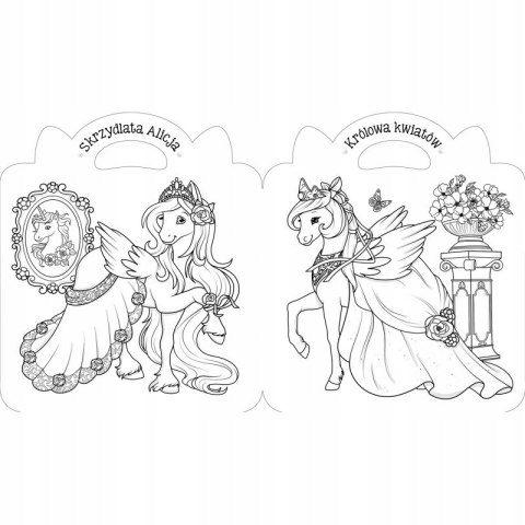 Kucyki 2 Malowanka z naklejkami. W pałacu Aksjomat