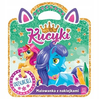 Kucyki 3. Malowanka z naklejkami. Przyjaciele Aksjomat