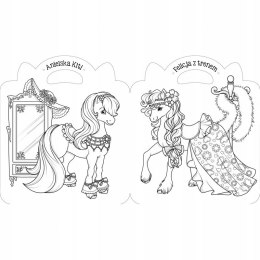 Kucyki. Malowanka z naklejkami. Świat mody Aksjomat