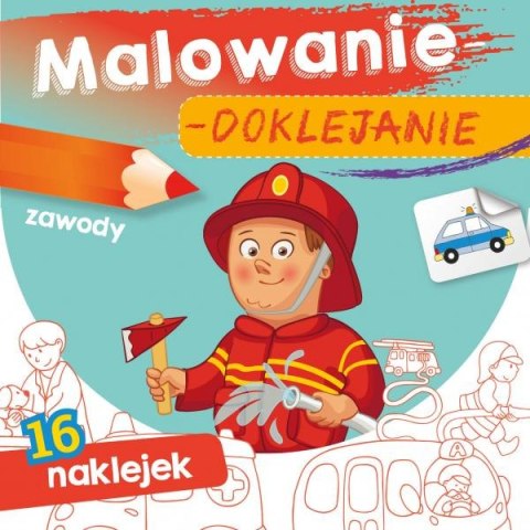 Malowanie doklejanie Zawody Malowanka + Naklejki