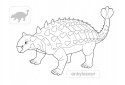 Maluchy kolorują Dinozaury Malowanka Kolorowanka
