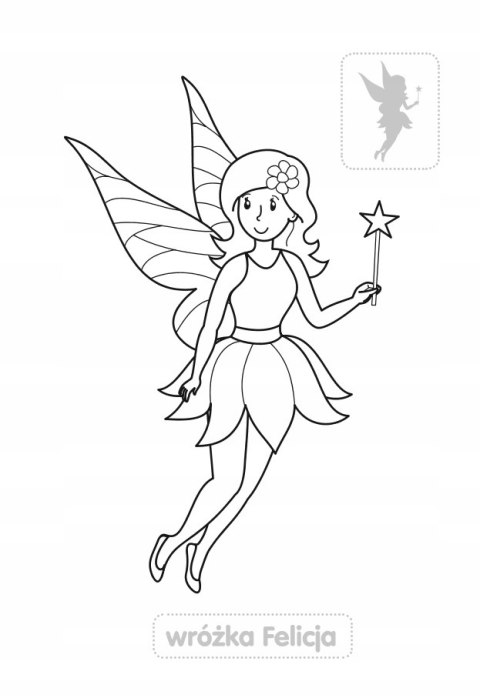 Maluchy kolorują Wróżki i księżniczki Malowanka