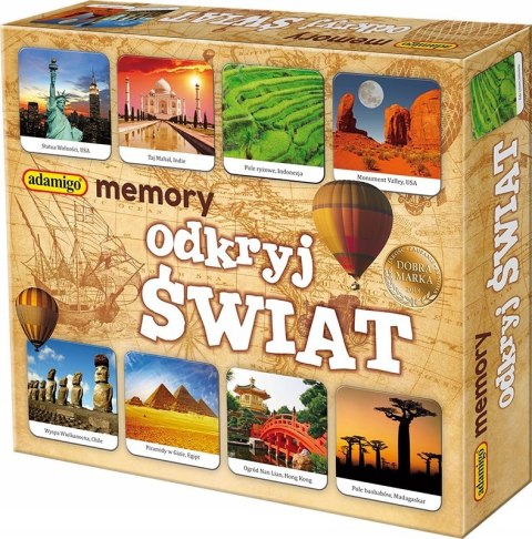 Memory Odkryj Świat Gra Pamięciowa Pamięć Adamigo