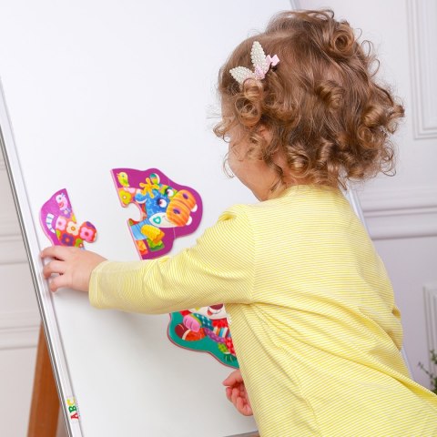 Miękkie magnetyczne puzzle Lew i Hipopotam Roter