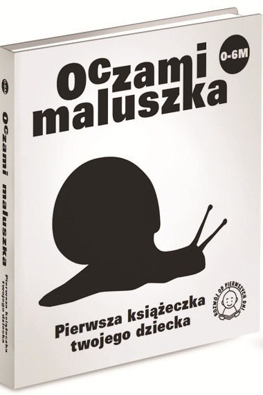 Oczami maluszka Ślimak Książeczka Kontrastowa 0+