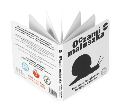 Oczami maluszka Ślimak Książeczka Kontrastowa 0+