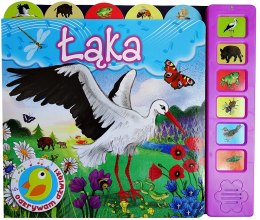 Odkrywam Dźwięki Łąka Książka Dźwiękowa Zwierzątka