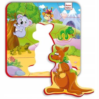 Piankowe puzzle magnetyczne Zwierzęta z Australii Roter