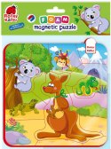 Piankowe puzzle magnetyczne Zwierzęta z Australii Roter