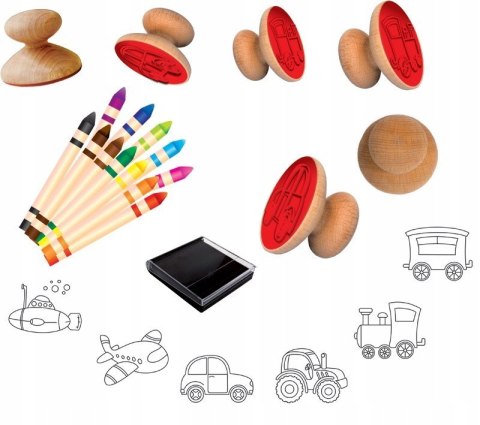 Pieczątki Pojazdy Stempelki Adamigo Stemple