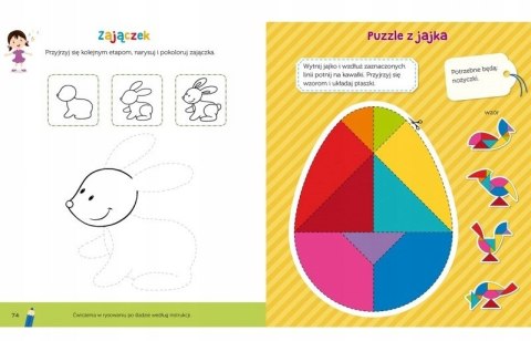 Pierwszy elementarz 5-latka wycinanki naklejki Aksjomat