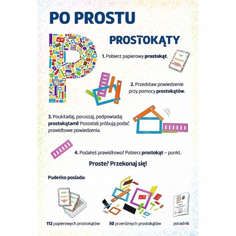 Po prostu P Prostokąty Trefl Gra Rodzinna