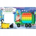 Pojazdy na Ulicy Książeczka sensoryczna z POP IT Aksjomat