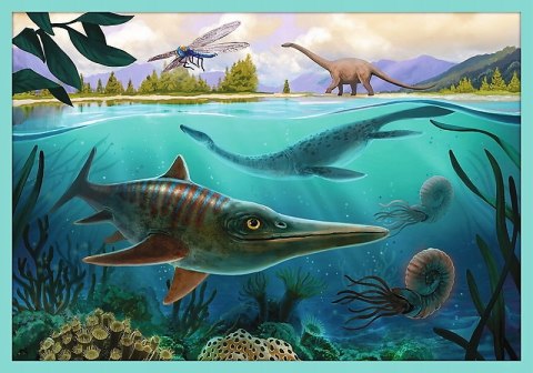 Puzzle Poznaj wszystkie Dinozaury 10w1 Trefl 90390