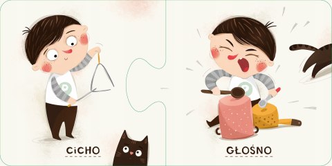 Puzzle Pucio Przeciwieństwa 2+ Puzzle dla Malucha