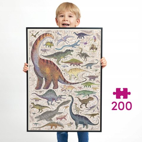 Puzzlove CzuCzu Dinozaury 200 el. Puzzle rodzinne