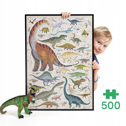 Puzzlove CzuCzu Dinozaury 500 el. Puzzle rodzinne