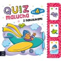 Quiz malucha z naklejkami od 4 lat Naklejki Aksjomat