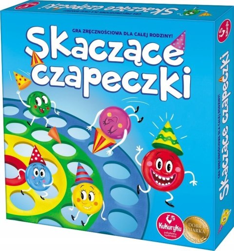 Skaczące Czapeczki Gra Zręcznościowa Kukuryku 5+