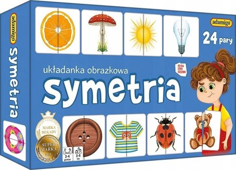 Symetria Układanka obrazkowa Adamigo Edukacyjna