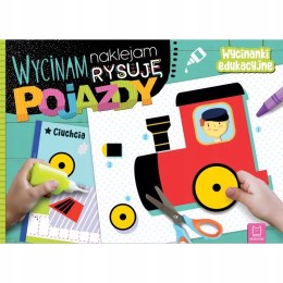 Wycinam naklejam Pojazdy Wycinanki edukacyjne Aksjomat