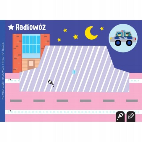 Wycinam naklejam Pojazdy Wycinanki edukacyjne Aksjomat