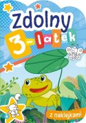 Zdolny 3-latek z naklejkami Ćwiczenia Zagadki 3+