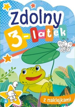 Zdolny 3-latek z naklejkami Ćwiczenia Zagadki 3+