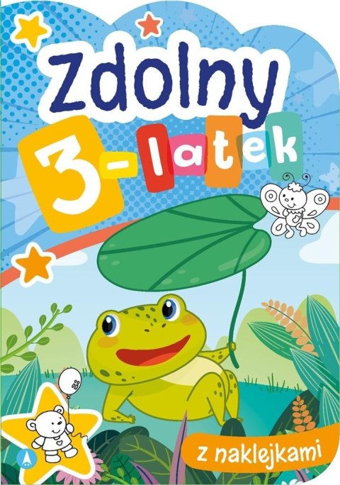 Zdolny 3-latek z naklejkami Ćwiczenia Zagadki 3+