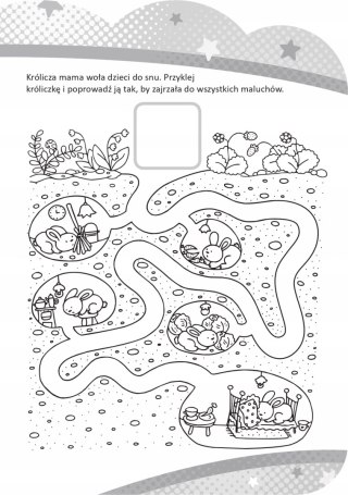 Zdolny 3-latek z naklejkami Ćwiczenia Zagadki 3+