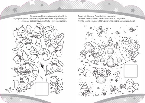 Zdolny 4-latek z naklejkami Ćwiczenia Zagadki 4+