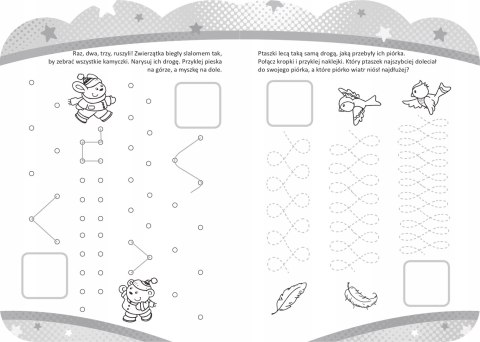 Zdolny 5-latek z naklejkami Ćwiczenia Zagadki 5+