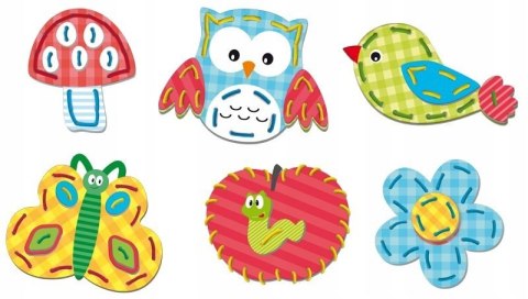 Zestaw Kreatywny Przeplatanki Zwierzęta Kukuryku